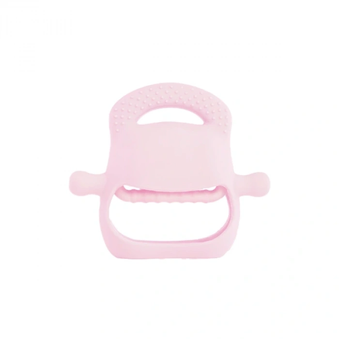 Pembe Bebek Silikon Diş Kaşıyıcı