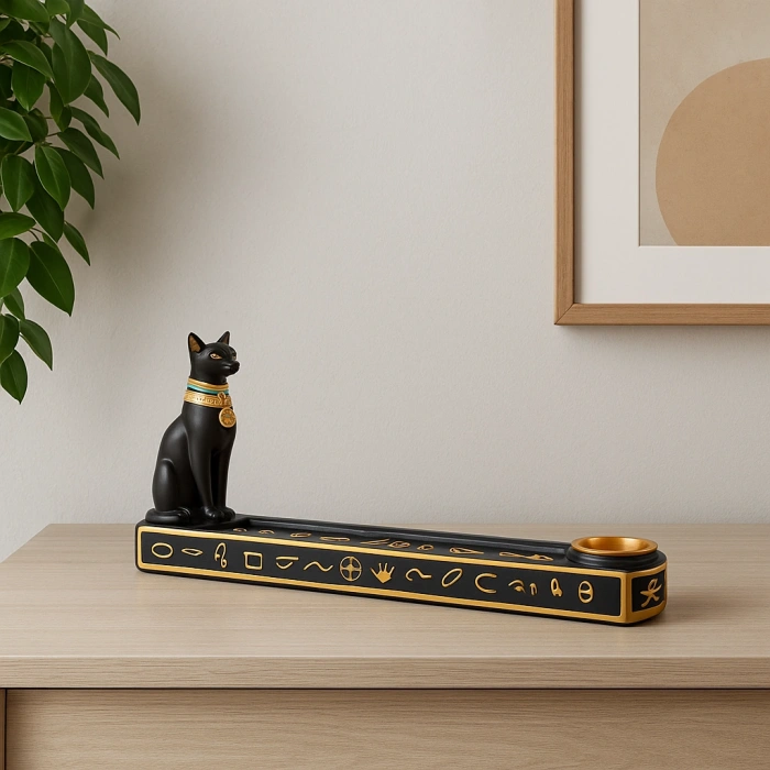 Polyester Mısır Kedisi Tütsülük