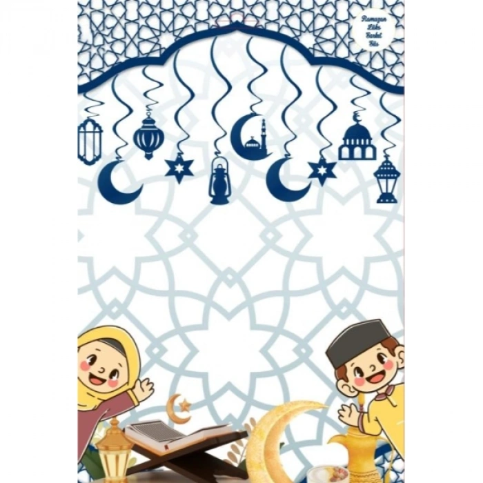 Ramazan Tavan Süsü 10lu Metalize Lacivert
