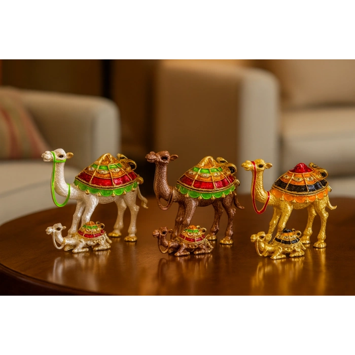 Swarovski Yavrulu Deve Model 4