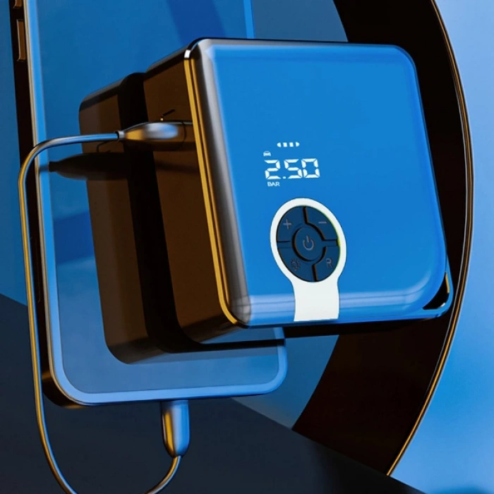 Taşınabilir Şarjlı Powerbank Hava Kompresörü