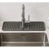 Lavabo Üstü Sabunluk ve Süngerlik Düzenleyici – Drenajlı Mutfak Evye Organizeri