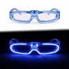 Mavi LED Işıklı Parti Gözlüğü - 3 Modlu