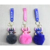 Ponponlu Stitch Anahtarlık