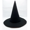 Siyah Renk Keçe Cadı Şapkası