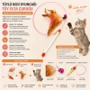 Tüylü Kedi Oltası Oyuncağı – Zilli İnteraktif Kedi Oyun Çubuğu