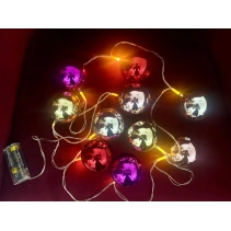 2 Metre 10 Led Pilli 2 Kademeli Parlak Top Led