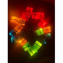 4 Metre 20 Led Pilli 2 Kademeli Hediye Kutusu Led Işık