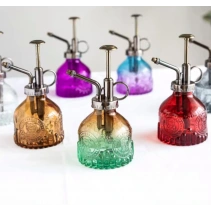 Retro Renkli Püskürtmeli Cam Şişe