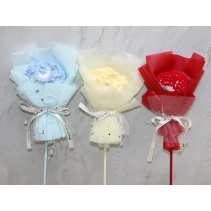 El Örgüsü Tekli Çiçek Buketi