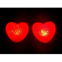 Led Işıklı Kırmızı Kalp Gece Lambası