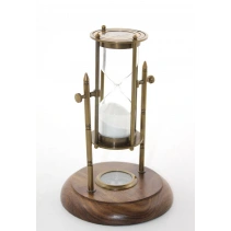 Pirinç Pusulalı Kum Saati Model 6