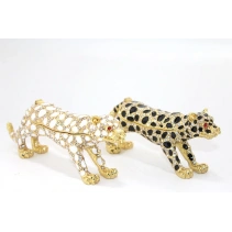 Swarovski Taşlı Tekli Leopar Model 1