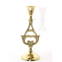 Tekli Pirinç Şamdan Model 6