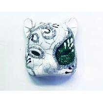 Yeşil Seramik Venedik Kedi Magnet