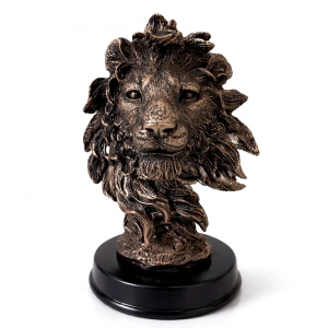 13x9 cm Polyester Aslan Büstü