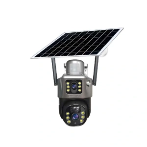 3 MP + 3 MP Çift Lens Solar TF Kart Girişli 4G Kamera