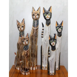 Ahşap 3lü Kedi Seti 1 Metre Model 3