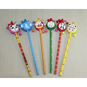 Ahşap Hayvan Figürlü Kurşun Kalem