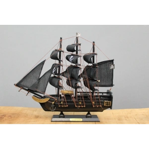Ahşap Korsan Gemisi 30x33 cm