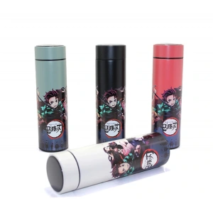 Anime Baskılı Dijital Göstergeli Termos 500 ml Model 4