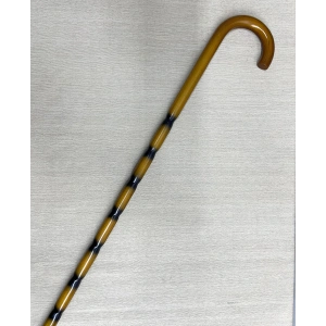 Bambu Desenli Zarif Ahşap Baston