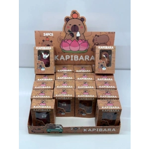 Capybara 2 in 1 Kalemtıraş Silgi Seti