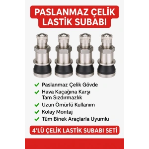 Çelik Sibop 4lü Set