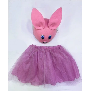 Çocuk Gösteri Kostümü Pembe Tavşan