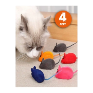 Kedi Eğitim Oyun Faresi 4 Adet
