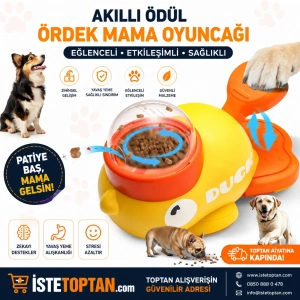 Köpek ve Kedi İçin Ödül Mamalı İnteraktif Zeka Oyuncağı – Kaydırmalı Mama Dağıtıcı