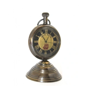 Masa Üstü Pirinç Saat Model 5