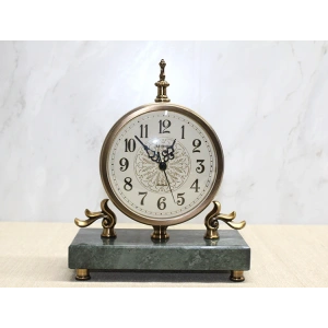 Mermer Tabanlı Masaüstü Saat