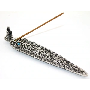 Metal Kayık Ganeşa Tütsülük Model 3