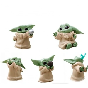 Mini Baby Yoda Figür 6 Adet