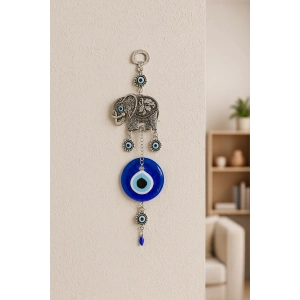 Nazar Boncuğu Tekli Fil Askılık