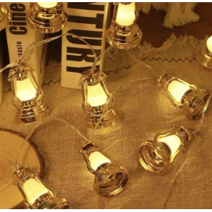 Ramazan Kandili Desenli 2 Metre 10 LED Dekoratif Işık