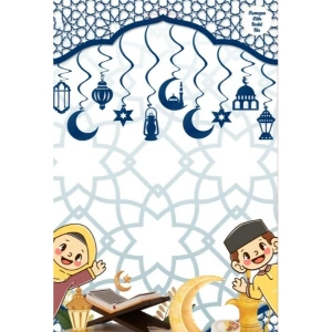 Ramazan Tavan Süsü 10lu Metalize Lacivert