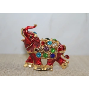 Swarovski Taşlı Minik Figür - Fil