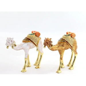 Swarovski Taşlı Tekli Deve Figürü Model 3
