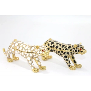 Swarovski Taşlı Tekli Leopar Model 1