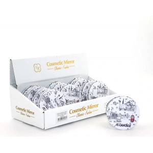 Taşlı İstanbul Tasarımı El Aynası İnce Model 23