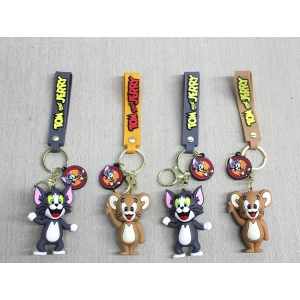 Tom Ve Jerry Silikon Anahtarlık