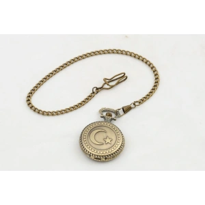 Türk Bayraklı Köstekli Saat