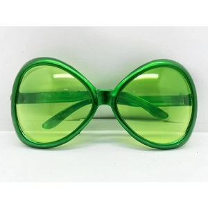 Yeşil Renk Yeşilçam Nostalji 80li Yıllar 90lı Yıllar Parti Gözlüğü  7x16 cm