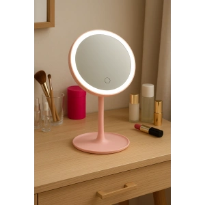 Yuvarlak Ledli Makyaj Aynası
