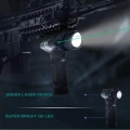 3 ü Birarada Yeşil Lazer+ 200 lümen Fener +Tutamak Combo Set ,Tactical Foregrip with Flash Light & Green Laser