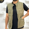 Çok Cepli İçi Yünlü Kışlık Avcı Yelek İthal YEŞİL - ÇÖL RENKLER -Su İtici EFELER BALİSTİK