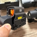 Eotech 558 Beyaz Camlı Reddot ve G43 4x Magnifier Holografig Nişangah -ATEŞLİ SİLAH İÇİN OLAN MODELİ 1200G