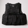 KURŞUN Geçirmez Özel Güvenlik Yeleği Siyah Uzun Namlu Seviye 3 Şarjörlüklü ,Ballistic vest level 3 Model4